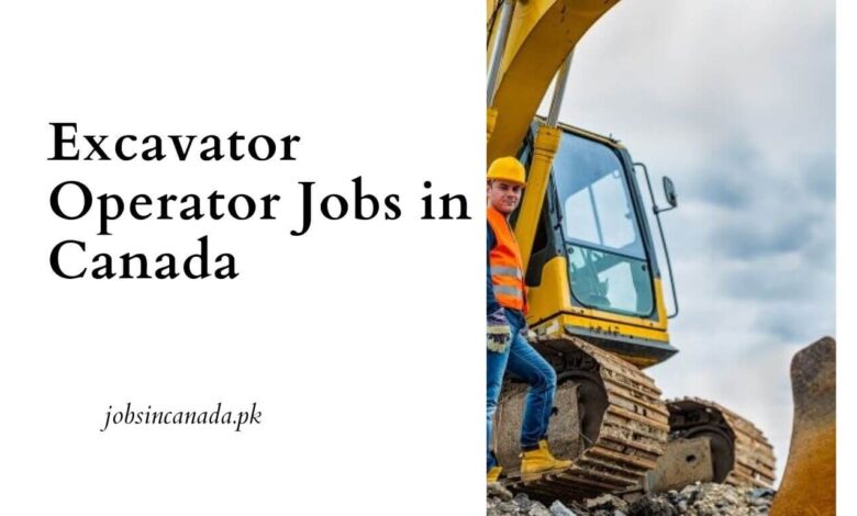 Excavator Operator Jobs in Canada