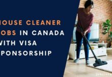 House Cleaner Jobs in Canada With Visa Sponsorship