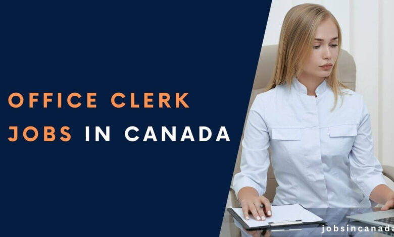 Office Clerk Jobs in Canada