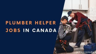 Plumber Helper Jobs in Canada