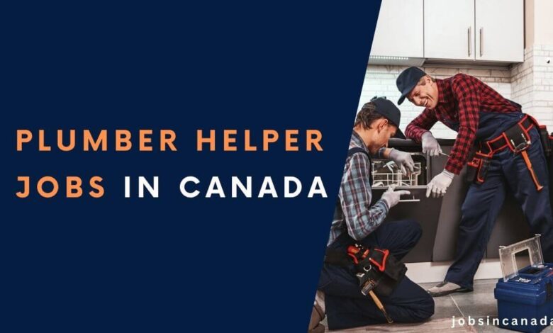 Plumber Helper Jobs in Canada