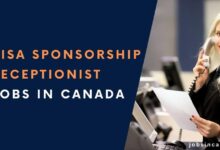 Visa Sponsorship Receptionist Jobs in Canada