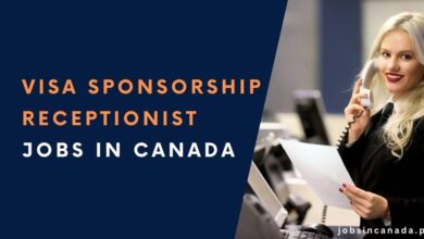 Visa Sponsorship Receptionist Jobs in Canada