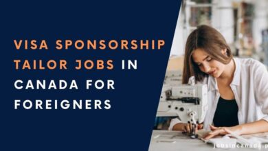 Visa Sponsorship Tailor Jobs In Canada For Foreigners