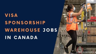 Visa Sponsorship Warehouse Jobs in Canada