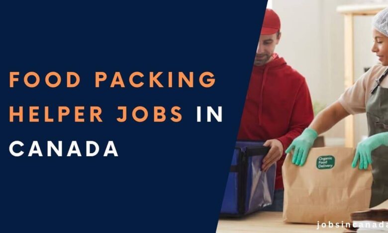 Food Packing Helper Jobs in Canada