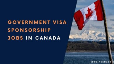 Government Visa Sponsorship Jobs in Canada