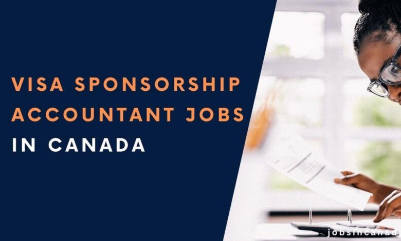 Visa Sponsorship Accountant Jobs in Canada