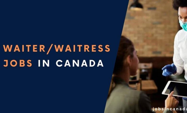 Waiter/Waitress Jobs in Canada