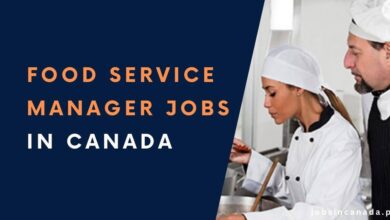 Food Service Manager Jobs in Canada