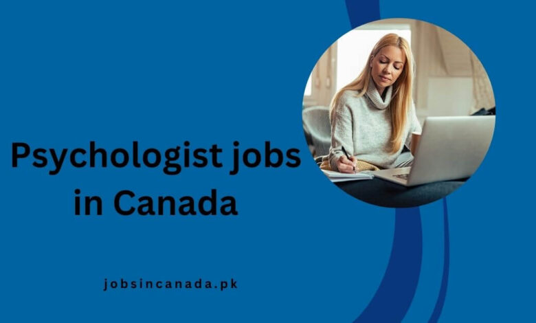 Psychologist jobs in Canada