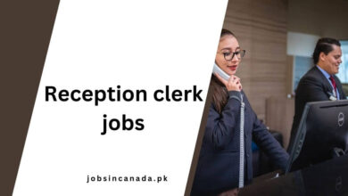 Reception clerk jobs