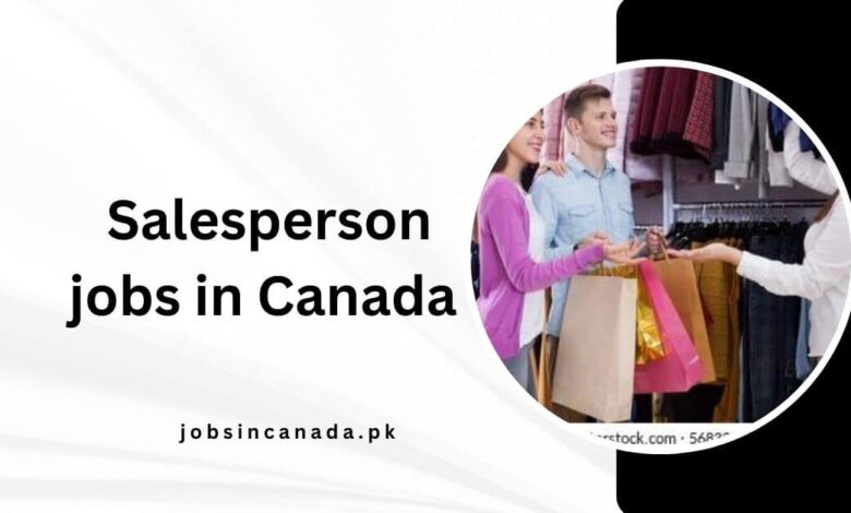 Salesperson jobs in Canada