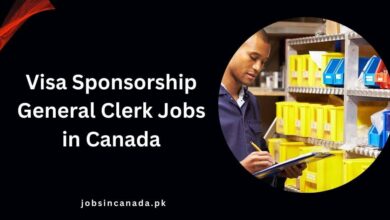 Visa Sponsorship General Clerk Jobs in Canada