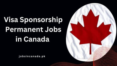 Visa Sponsorship Permanent Jobs in Canada