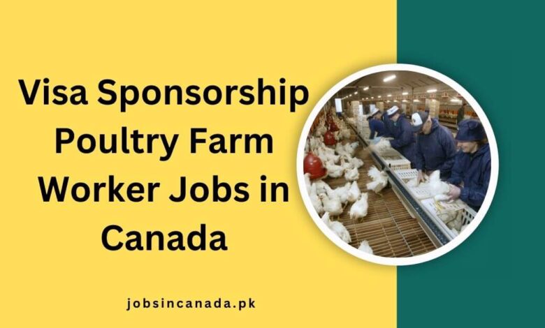 Visa Sponsorship Poultry Farm Worker Jobs in Canada