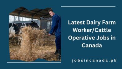 Latest Dairy Farm WorkerCattle Operative Jobs in Canada