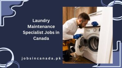 Laundry Maintenance Specialist Jobs in Canada