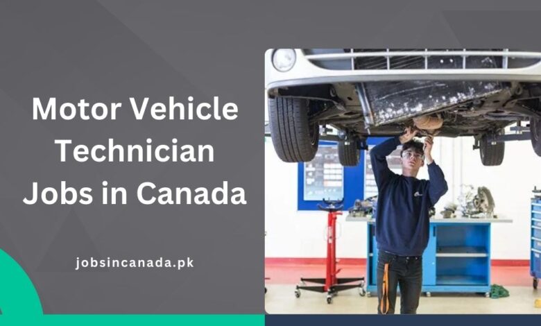 Motor Vehicle Technician Jobs in Canada