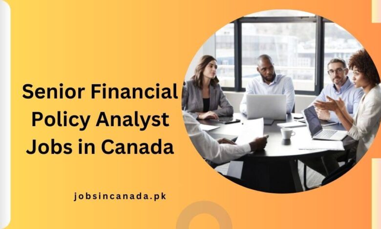 Senior Financial Policy Analyst Jobs in Canada