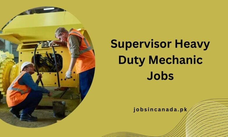 Supervisor Heavy Duty Mechanic Jobs