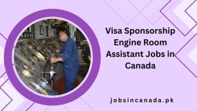 Visa Sponsorship Engine Room Assistant Jobs in Canada