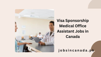 Visa Sponsorship Medical Office Assistant Jobs in Canada