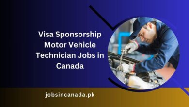 Visa Sponsorship Motor Vehicle Technician Jobs in Canada