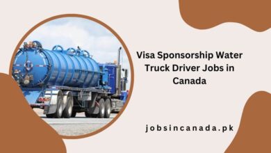 Visa Sponsorship Water Truck Driver Jobs in Canada