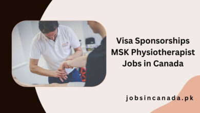 Visa Sponsorships MSK Physiotherapist Jobs in Canada