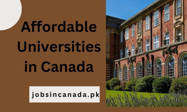 Affordable Universities in Canada