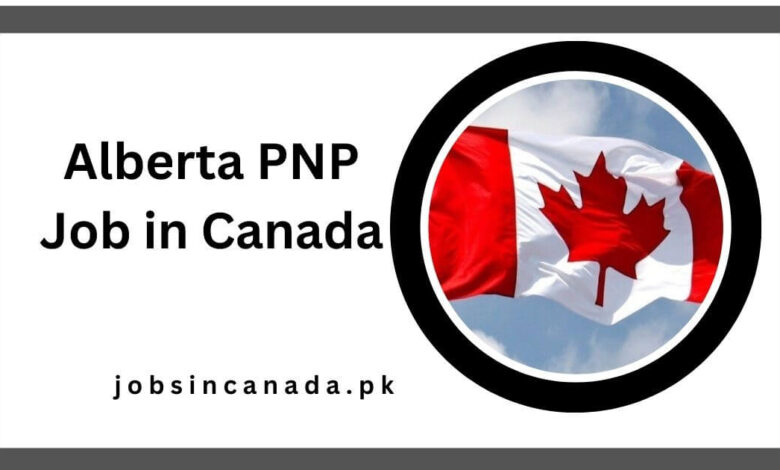 Alberta PNP Job in Canada