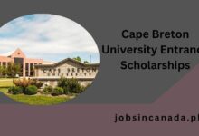 Cape Breton University Entrance Scholarships