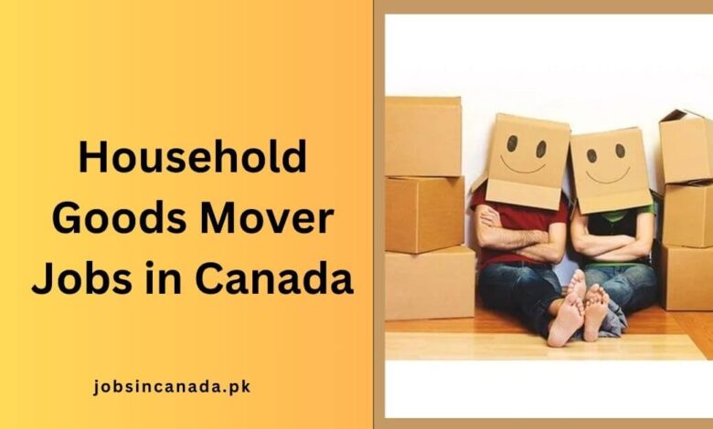 Household Goods Mover Jobs in Canada