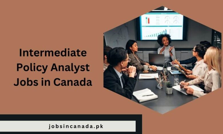 Intermediate Policy Analyst Jobs in Canada