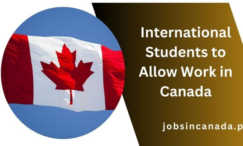 International Students to Allow Work in Canada