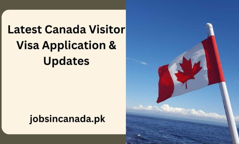 Latest Canada Visitor Visa Application & Updates