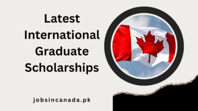 Latest International Graduate Scholarships