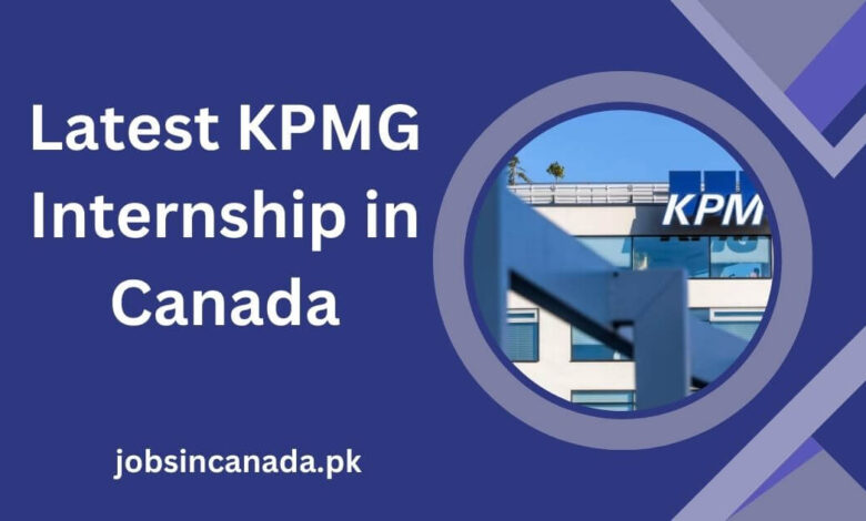 Latest KPMG Internship in Canada