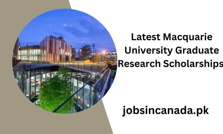 Latest Macquarie University Graduate Research Scholarships