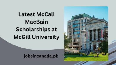 Latest McCall MacBain Scholarships at McGill University