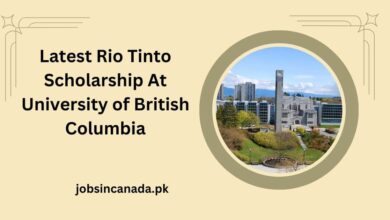 Latest Rio Tinto Scholarship At University of British Columbia