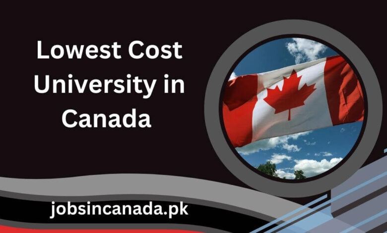 Lowest cost university in Canada