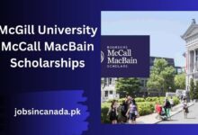 McGill University McCall MacBain Scholarships