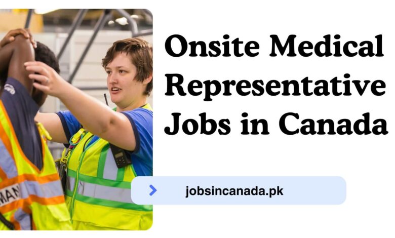 Onsite Medical Representative Jobs in Canada