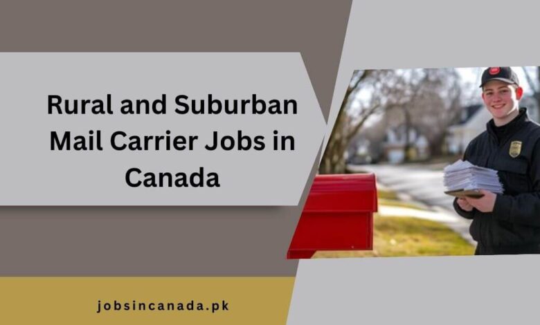 Rural and Suburban Mail Carrier Jobs in Canada