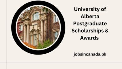 University of Alberta Postgraduate Scholarships & Awards