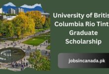 University of British Columbia Rio Tinto Graduate Scholarship