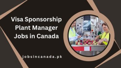 Visa Sponsorship Plant Manager Jobs in Canada