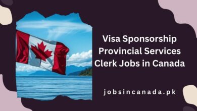 Visa Sponsorship Provincial Services Clerk Jobs in Canada